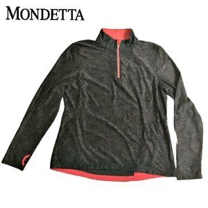 MONDETTA Light Weight Quarter Zip Active Wear